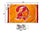 Tampa Bay Buccaneers Throwback Vintage Retro Banner and Tapestry Wall Tack Pads