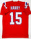 N'Keal Harry Autographed Red Pro Style Jersey- Beckett W Auth *1