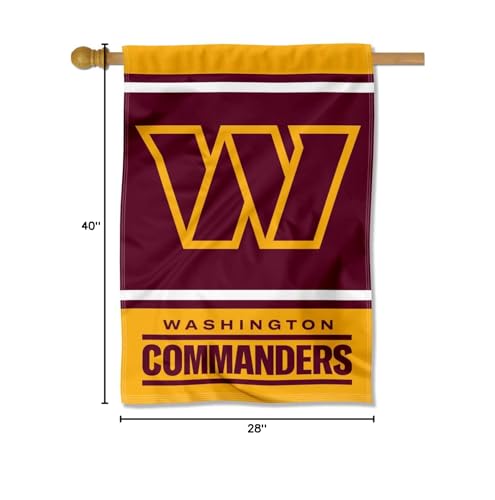 WinCraft Washington Commanders Double Sided Banner Flag