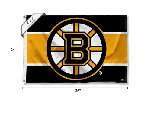 WinCraft Boston Bruins Small 2x3 Foot Banner Flag