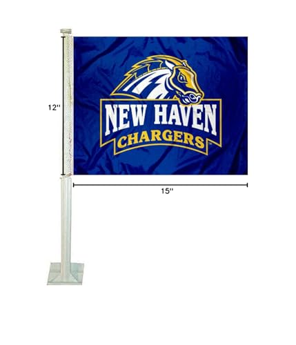 College Flags & Banners Co. New Haven Chargers Car Flag