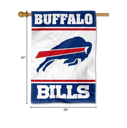 WinCraft Buffalo Bills White Double Sided Banner Flag