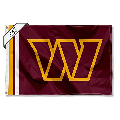 Washington Commanders Wordmark 2x3 Foot Small Flag