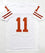 Major Applewhite Autographed White Pro Style Jersey- JSA Authenticated *R1