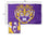 College Flags & Banners Co. Louisiana State LSU Tigers Tiger Head Embroidered and Stitched Nylon Flag