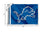 Detroit Lions Wordmark 2x3 Foot Small Flag