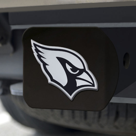 Arizona Cardinals Hitch Cover Chrome Emblem on Black - Special Order