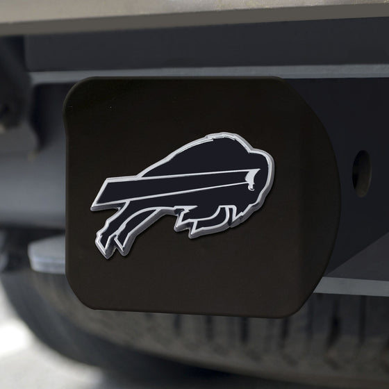 Buffalo Bills Hitch Cover Chrome Emblem on Black - Special Order