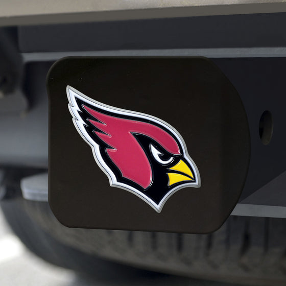 Arizona Cardinals Hitch Cover Color Emblem on Black