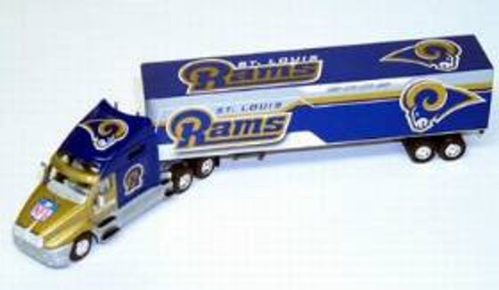 St. Louis Rams Fleer Collectibles 2002 Tractor Trailer CO