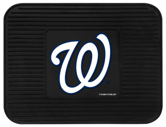 Washington Nationals Car Mat Heavy Duty Vinyl Rear Seat (CDG)