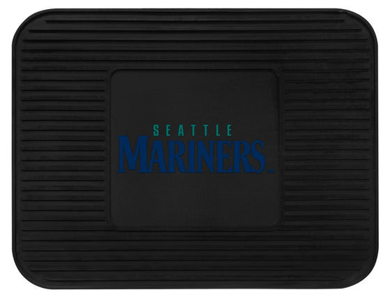 Seattle Mariners Car Mat Heavy Duty Vinyl Rear Seat - Special Order