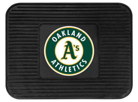 Oakland Athletics Car Mat Heavy Duty Vinyl Rear Seat (CDG)