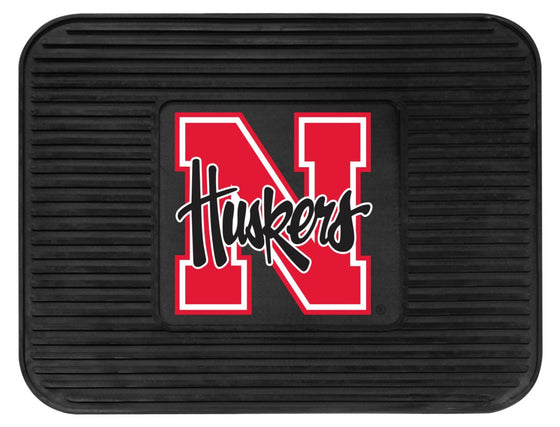 Nebraska Cornhuskers  Car Mat Heavy Duty Vinyl Rear Seat (CDG)