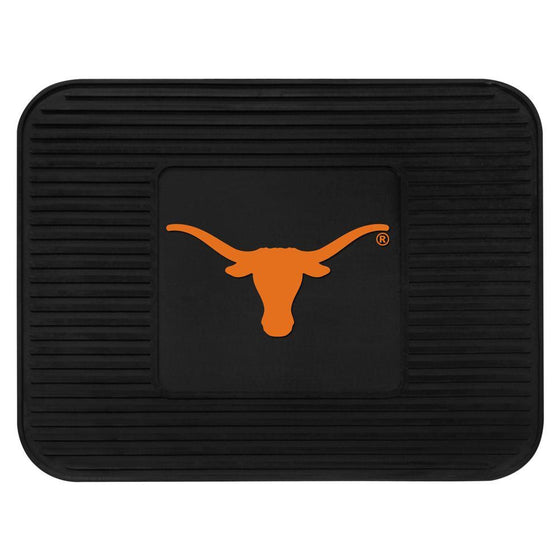 Texas Longhorns Car Mat Heavy Duty Vinyl Rear Seat - Special Order