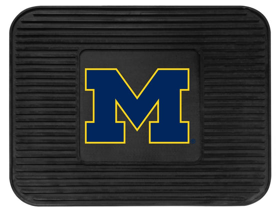 Michigan Wolverines Car Mat Heavy Duty Vinyl Rear Seat (CDG)