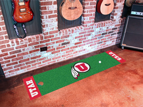 Utah Utes Putting Green Mat - Special Order