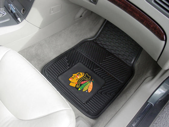 Chicago Blackhawks Car Mats Heavy Duty 2 Piece Vinyl (CDG)