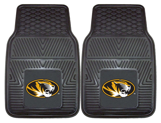 Missouri Tigers Heavy Duty 2-Piece Vinyl Car Mats - Special Order