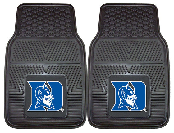 Duke Blue Devils Heavy Duty 2-Piece Vinyl Car Mats (CDG)