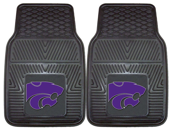 Kansas State Wildcats Heavy Duty 2-Piece Vinyl Car Mats (CDG)