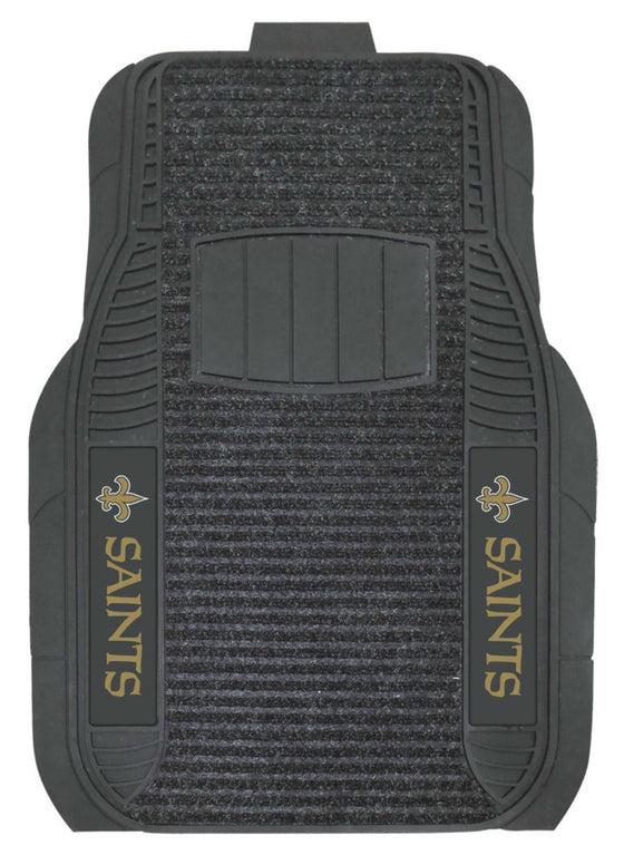 New Orleans Saints Car Mats Deluxe Set (CDG)