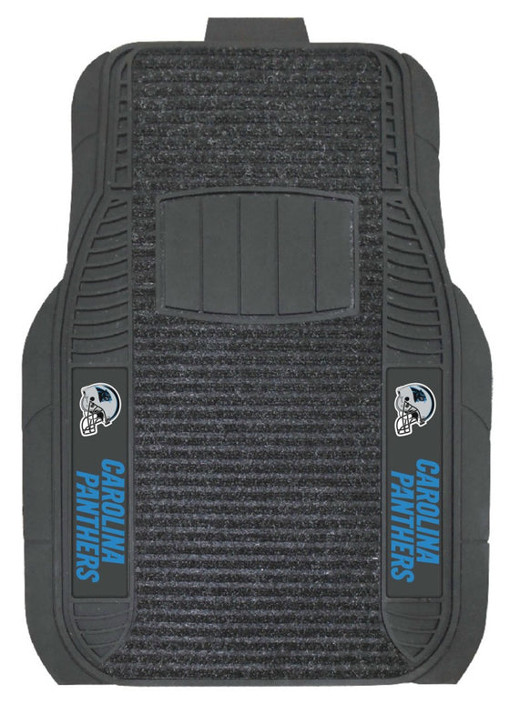 Carolina Panthers Car Mats Deluxe Set - Special Order