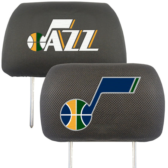 Utah Jazz Headrest Covers FanMats Special Order