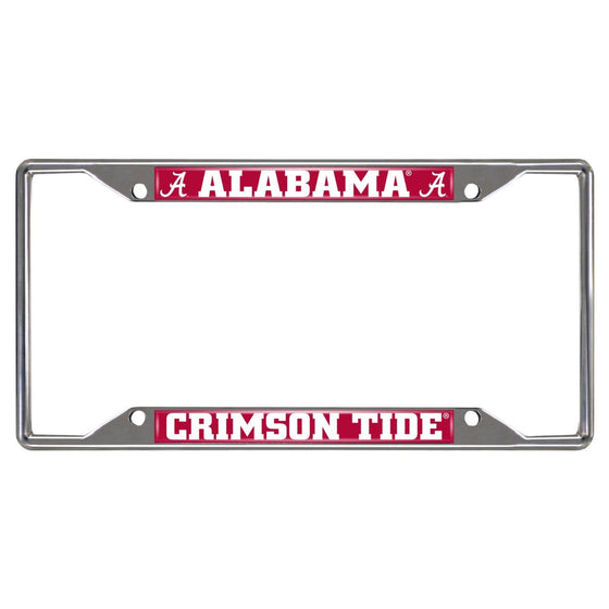 Alabama Crimson Tide Metal License Frame - FanMats - Special Order