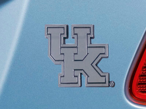 Kentucky Wildcats Auto Emblem Premium Metal Chrome - Special Order