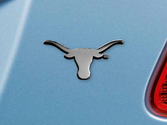 Texas Longhorns Auto Emblem Premium Metal Chrome