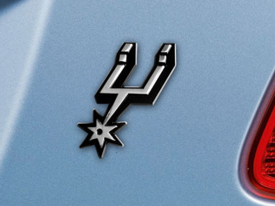 San Antonio Spurs Auto Emblem Premium Metal Chrome - Special Order