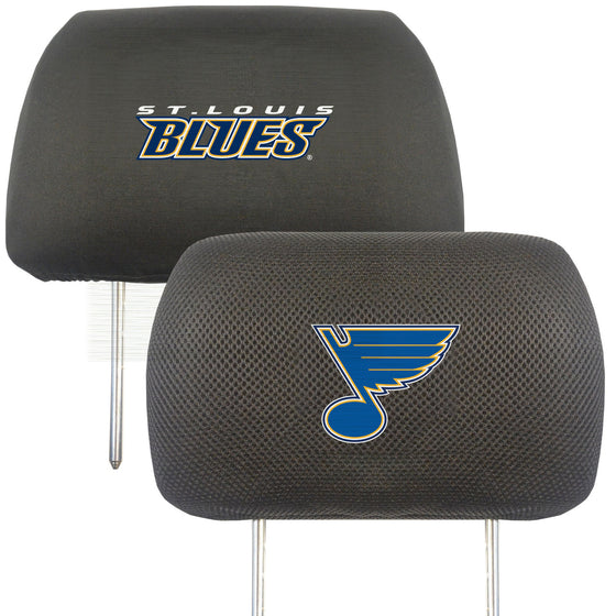 St. Louis Blues Headrest Covers FanMats Special Order