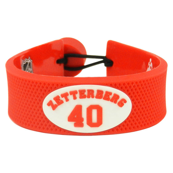 Detroit Red Wings Bracelet Team Color Jersey Henrik Zetterberg Design CO