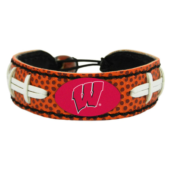 Wisconsin Badgers Bracelet Classic Football CO