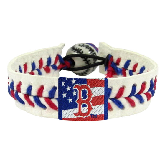 Boston Red Sox Bracelet Classic Baseball Stars and Stripes CO