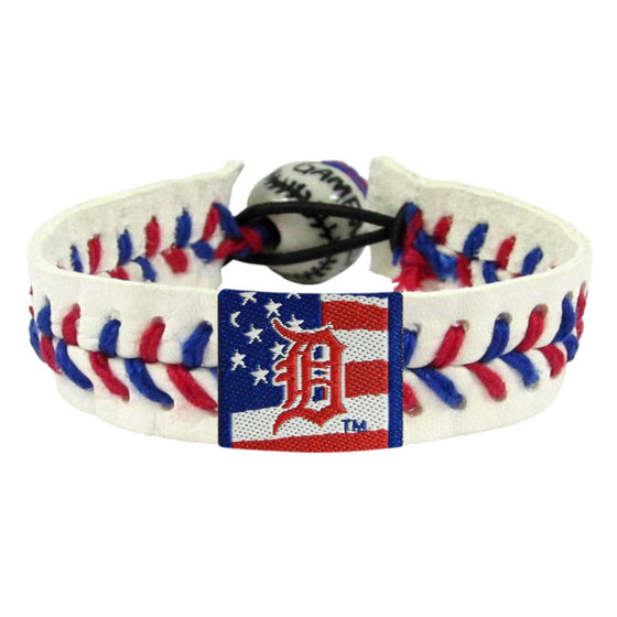 Detroit Tigers Bracelet Baseball Stars and Stripes CO