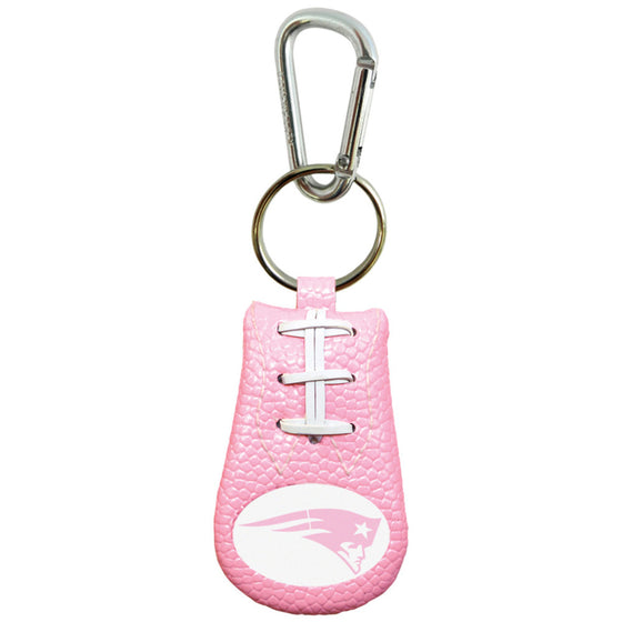 New England Patriots Keychain Pink Football CO