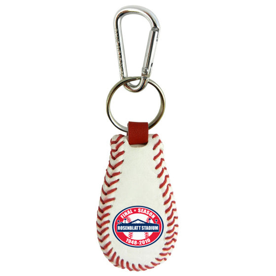 Rosenblatt Stadium Final Season Keychain Classic Baseball CO