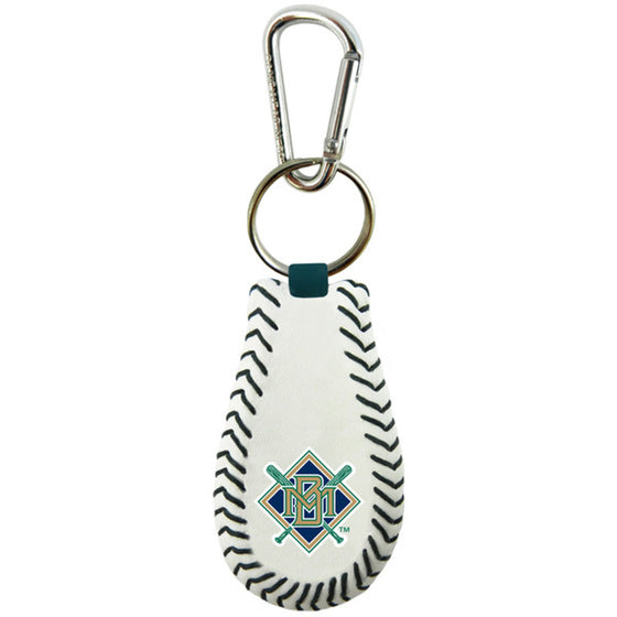 Milwaukee Brewers Keychain Classic Baseball Retro MB Logo CO