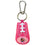 Cincinnati Bengals Keychain Breast Cancer Awareness Ribbon Pink Football CO