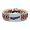 Minnesota Twins Bracelet Team Color Baseball Minnesota Script Logo Gray CO