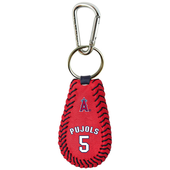 Los Angeles Angels Keychain Team Color Baseball Albert Pujols CO