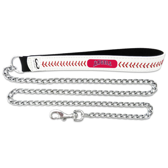 Los Angeles Angels Baseball Leather Leash - L