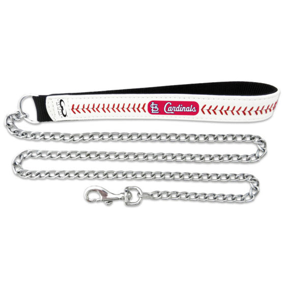 St. Louis Cardinals Baseball Leather Leash - M