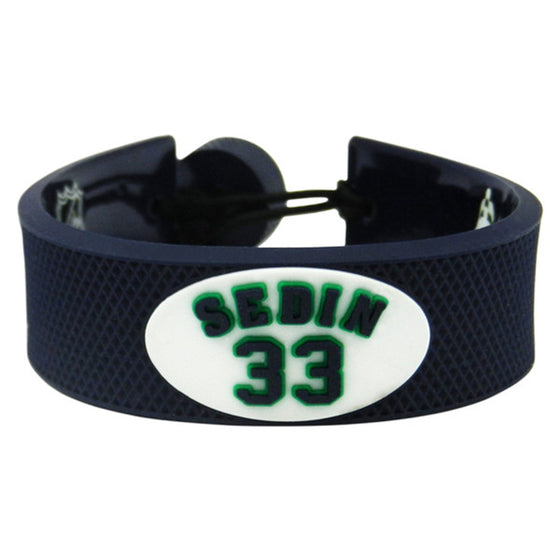 Vancouver Canucks Bracelet Team Color Jersey Henrik Sedin Design CO