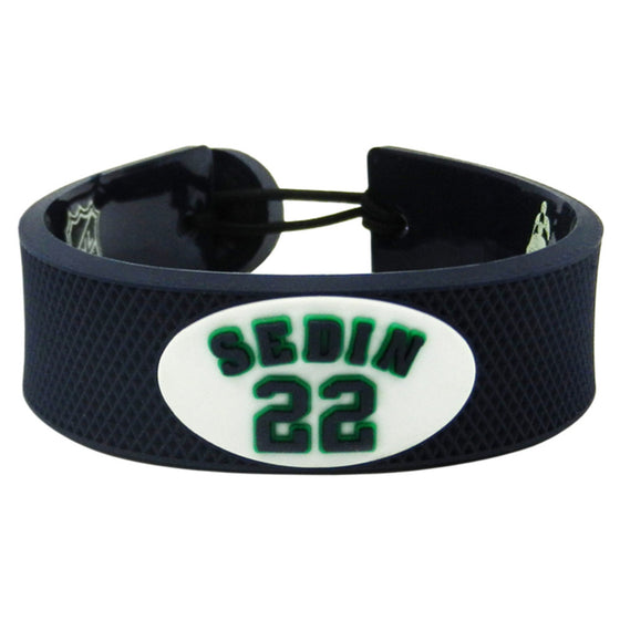 Vancouver Canucks Bracelet Team Color Jersey Daniel Sedin Design CO