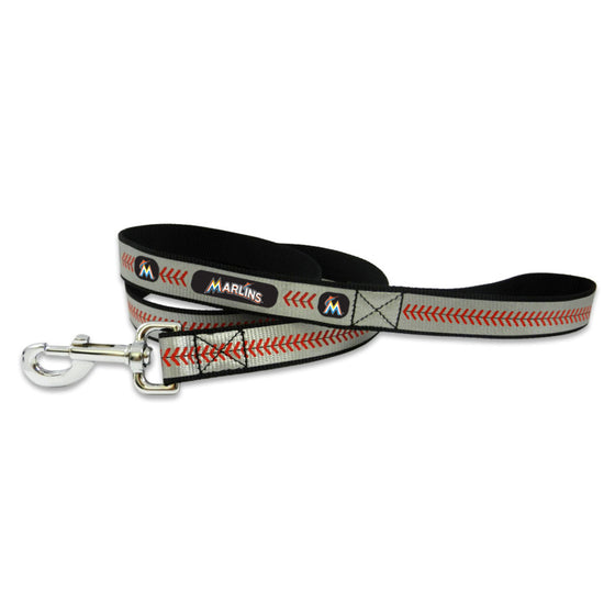 Miami Marlins Pet Leash Reflective Baseball Size Small