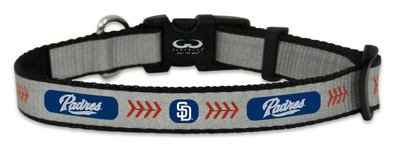 San Diego Padres Pet Collar Reflective Baseball Size Toy CO