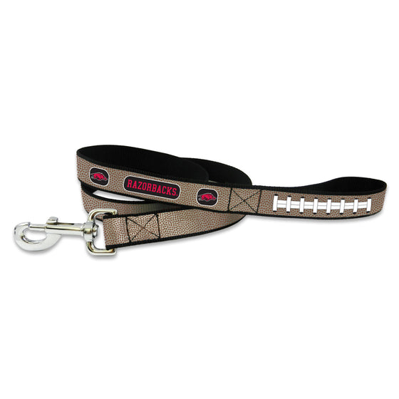 Arkansas Razorbacks Pet Leash Reflective Football Size Large Alternate